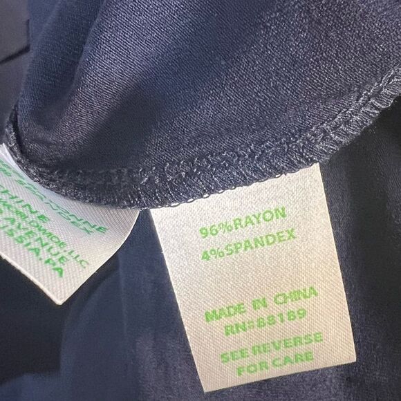 Lilly Pulitzer Ophelia Midnight Navy Blue Mini Swing Dress XXS - Picture 4 of 8